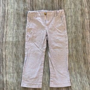 Janie and Jack 2T Seersucker Boys Pants
